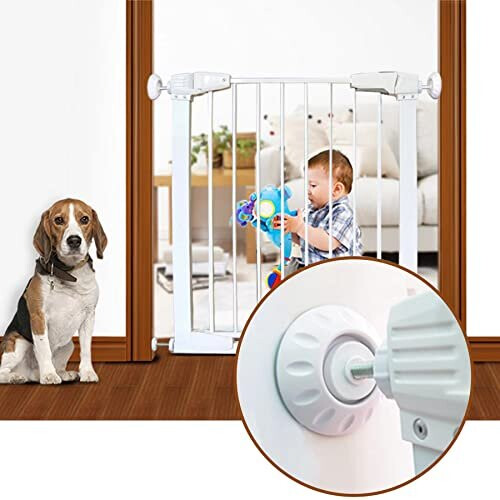 Shower curtain rod baby 2024 gate