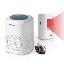 Dog Barking Alarm Motion Sensor - 1000 Feet Wireless Home Security Driveway Alarm Kit with 1 Receiver and 1 Motion Detector