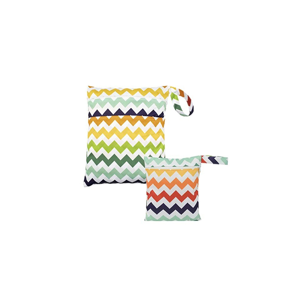 Diaper Bag Cotton Storage Bag Moisture-Proof Waterproof Baby Mommy Bag Double Zipper Cosmetic Bag Waterproof And Reusable Jagowa