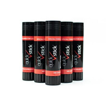 The Original Quickstick Glue stick 40g, Pack of 5, 40 gram Glue Sticks, Quality adhesive Glue Stick, Ideal for sticking paper, card, textile and much