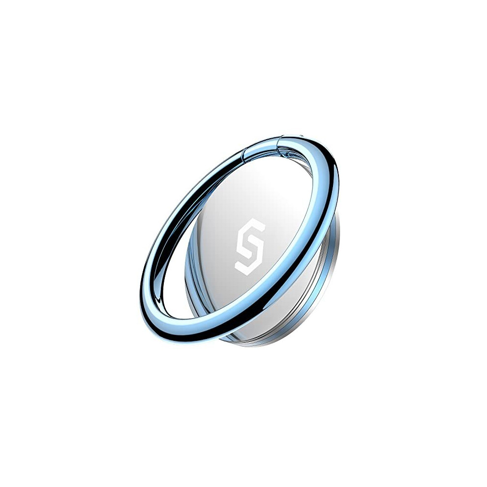 Cell Phone Ring Holder Stand, 360 Degree Rotation Finger Ring Kickstand With Polished Metal Phone Grip For Magnetic Car Mount Compatible Iphone, 6973383076525