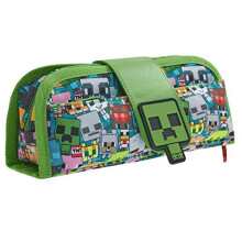 Pencil Case for Boys and Girls, Kids Gamer School Supplies Multi Compartments with Detachable Zippered Pen Pouch 2 in 1