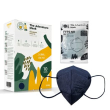Blue Small Size FFP3 Face Mask Disposable with Ear Loops Box of 10 MasksCE Certified 99% Filtration Premium Protection