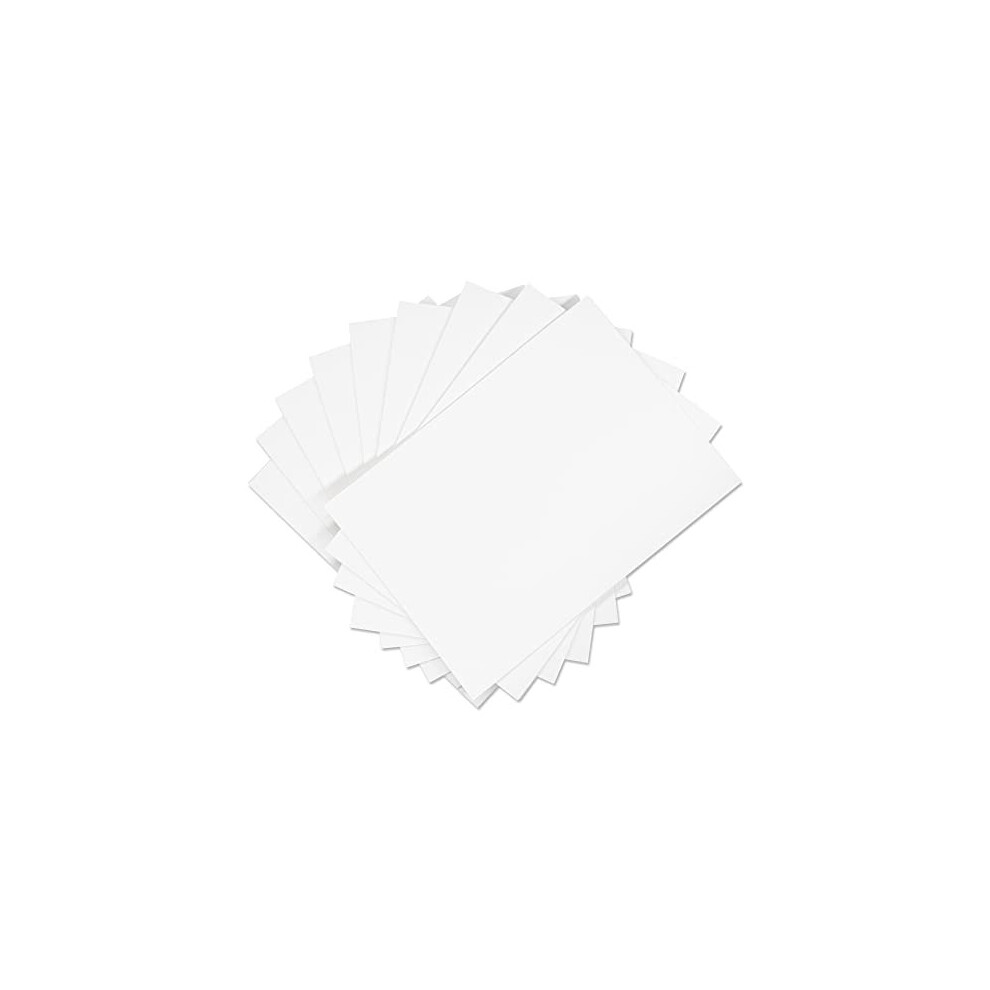 White Card Paper 220 GSM A4 Thick Craft Paper - (Pack of 50 Sheets)