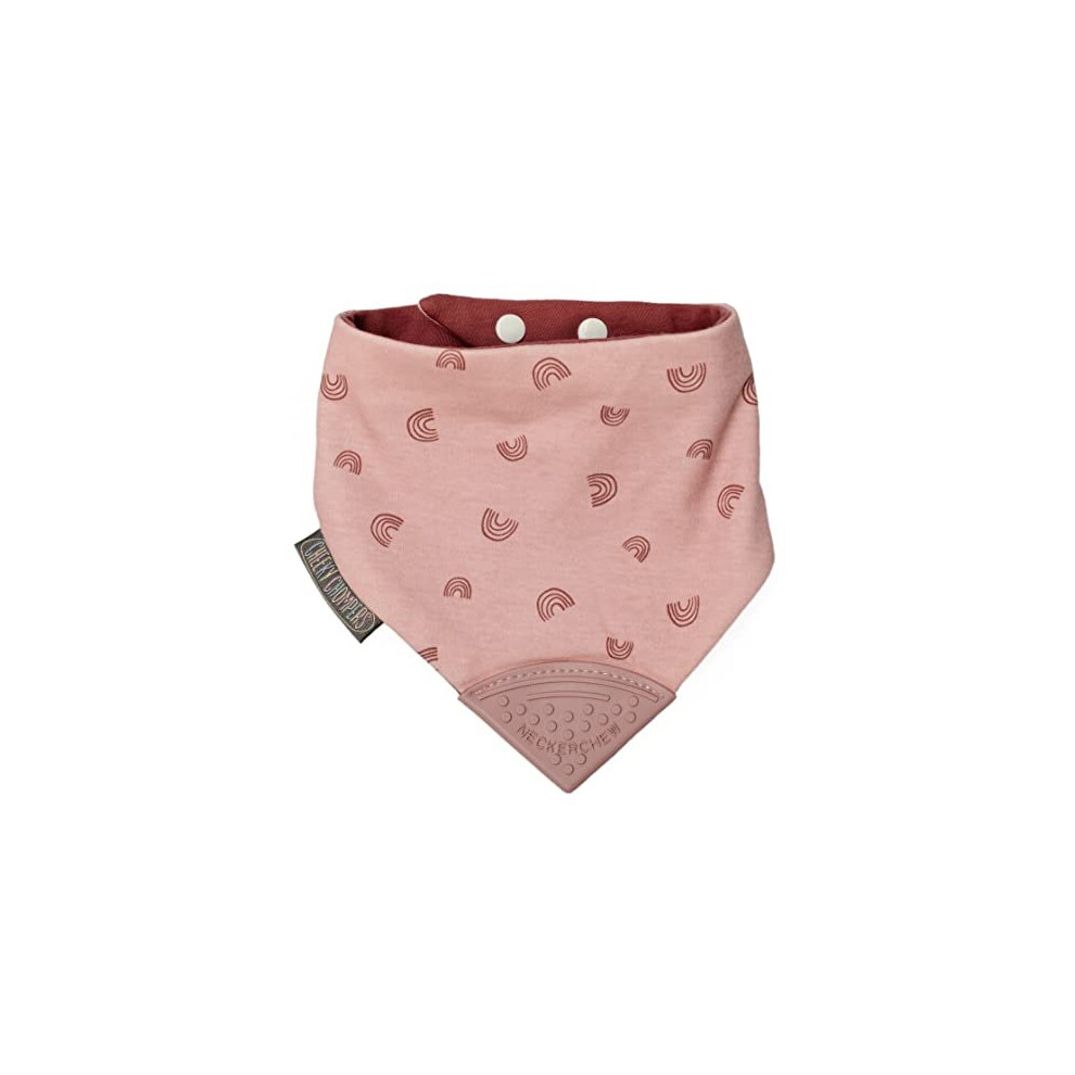 Teething Bibs For Toddlers And Babies - Bandana Style Dribble Bib With Silicone Teether - Multi Award Winning Neckerchew - Super Hygienic + Cheeky Chompers