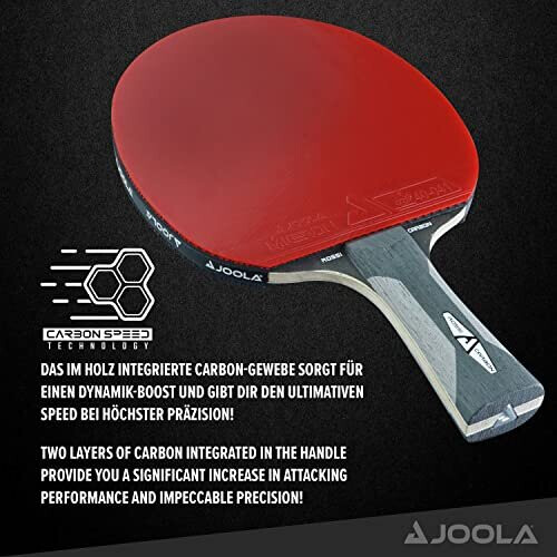 JOOLA Rosskopf Carbon Bordtennisketcher 1