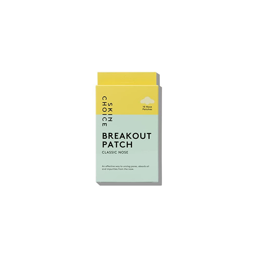 Skinchoice Nose Pore Strips By - Hydrocolloid Nose Patch To Remove Blackheads, Unclog And Shrink Pores, Oil, Breakout, Pimples, Spot, Acne, Vegan