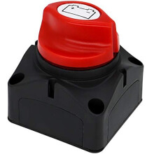 Battery Isolator Switch Battery Disconnect Switch Master Power Cut Off Switch for Car Marine Truck Boat Van Caravan Automotive,12V 24V 48V Battery