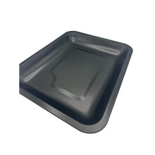 TIJAR Roasting Pan, Large 39cm Roasting Tray, Deep Dish, Double Coated Non Stick, Long Lasting, Turkey Chicken Roaster, Made in UK (Roaster, 39cm)
