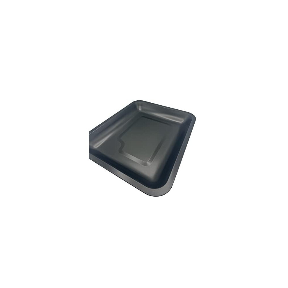 TIJAR Roasting Pan, Large 39cm Roasting Tray, Deep Dish, Double Coated Non Stick, Long Lasting, Turkey Chicken Roaster, Made in UK (Roaster, 39cm)
