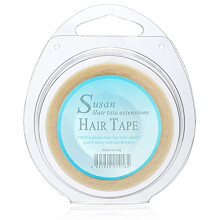 More than 3 months hold time Double Sided Hair Extension Tape hair tape (10mmx3yards, White)