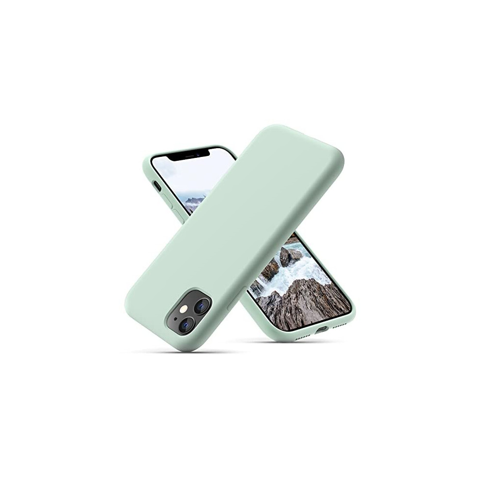Silicone Case Compatible With Iphone 11 Case 6.1 Inch, Soft Ultra Slim Protective Shockproof Liquid Silicone Phone Case With Anti-Scratch Microfiber 718387405959