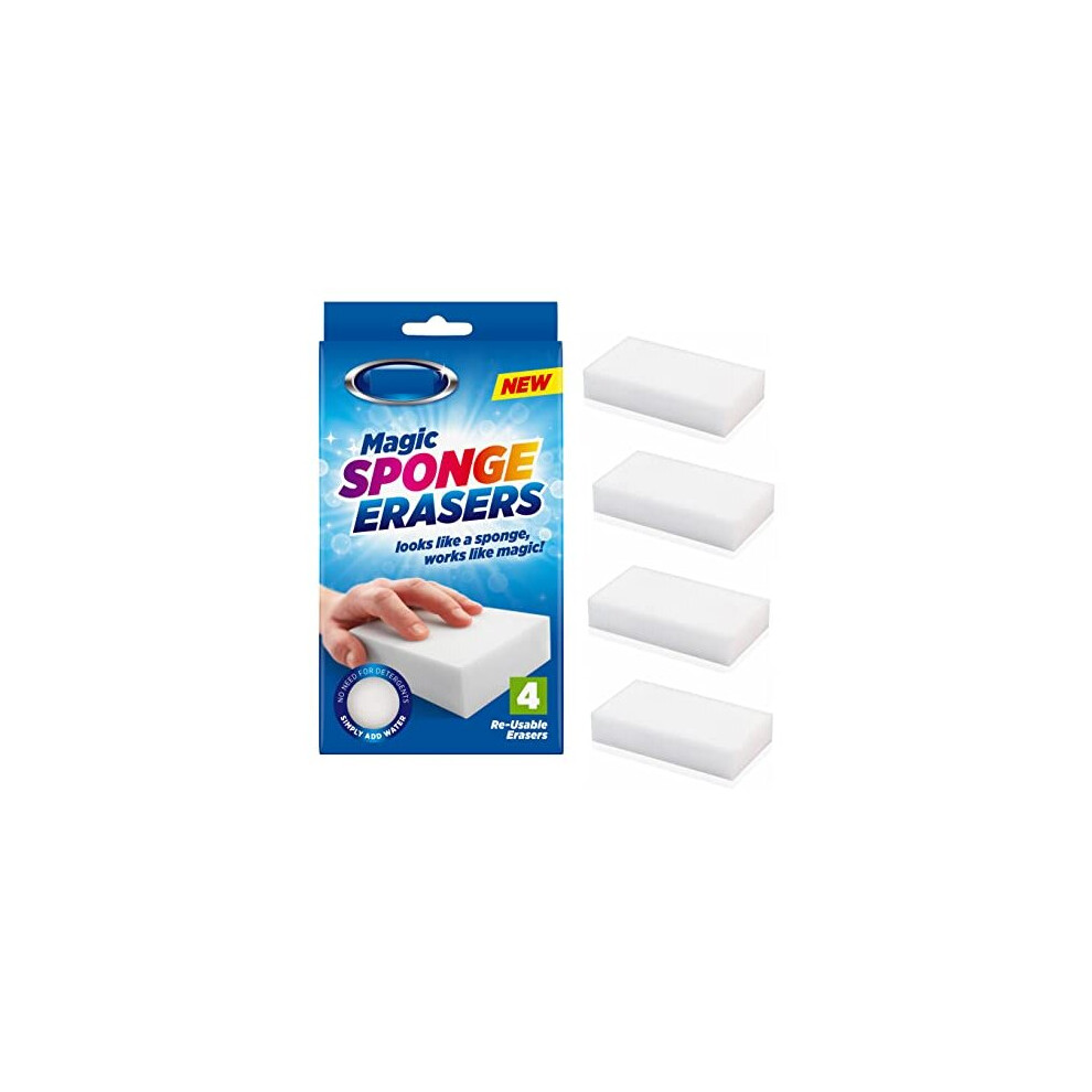 Magic Eraser Sponge for Walls Shoe Polish Car Cleaning Heavy Duty Non Scratch Sponges Wall Scuff Remover Polishing Pads Kitchen Surface Mark Removal
