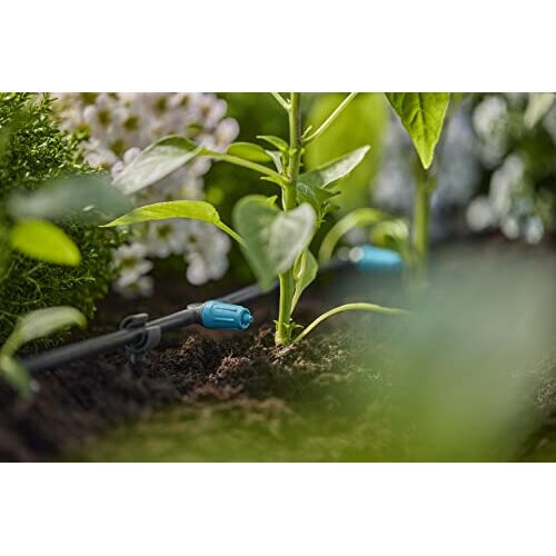 Gardena Micro-Drip-System Adjustable Inline Drip Head 0 to 15 l/h: Drip head for irrigation systems, for plants with different water requirements, simple 2