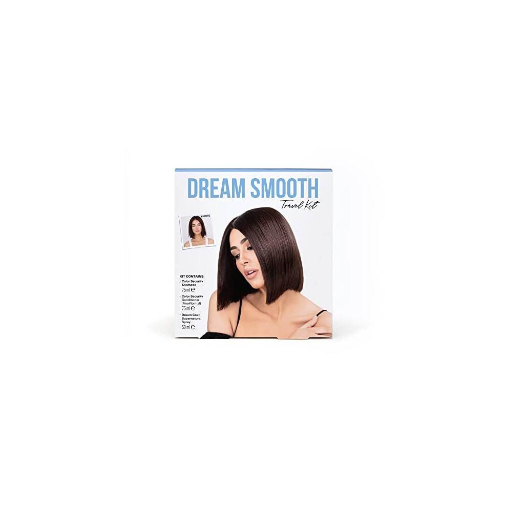 Dream Smooth Travel Kit, Dream Coat 50ml, Color Security Shampoo 75ml, Color Security Conditioner 75ml