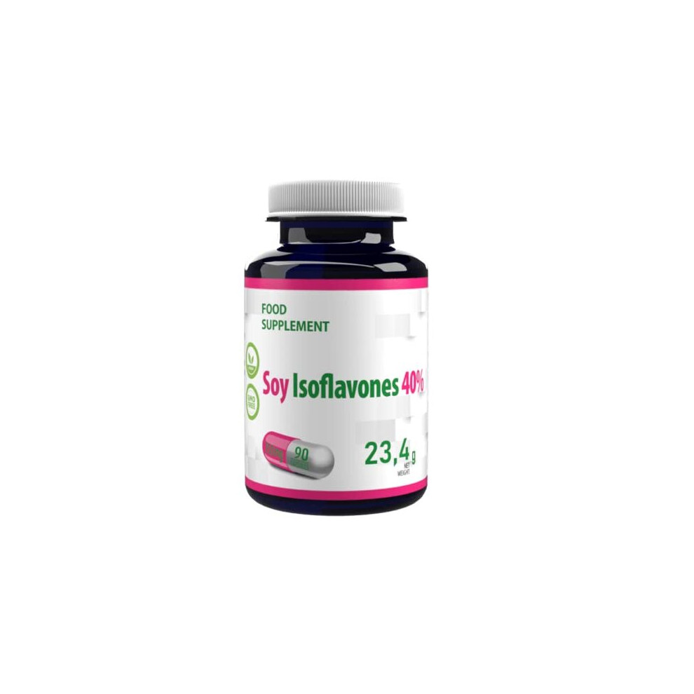 Photos - Vitamins & Minerals SOYA Isoflavones 40 90 Vegan Capsules, 3rd Party Lab Tested, High Strength Supplement, Gluten and GMO Free