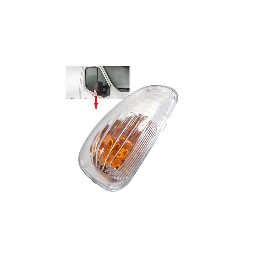 Wing Mirror Indicator Lamp Lens Left Passenger Side For Renault Master Mk3 Vauxhall Movano B Mk2 Nissan Nv400 261652475R 95508975 2616500Q0a 730734585749