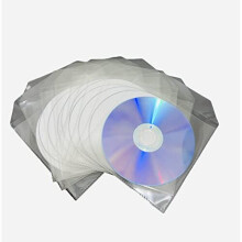 10 x Ritek Professional White Inkjet Printable Recordable Blank DVD-R Discs with a Write Speed of 16x in Dragon Trading Plastic Sleeves With Flap