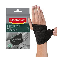 Protective Adjustable Wrist Support, Supportive Wrist Brace with Dynamic Pain Guard for Weak or Injured Wrists, Hand Brace Fits Left or Right Wrist,