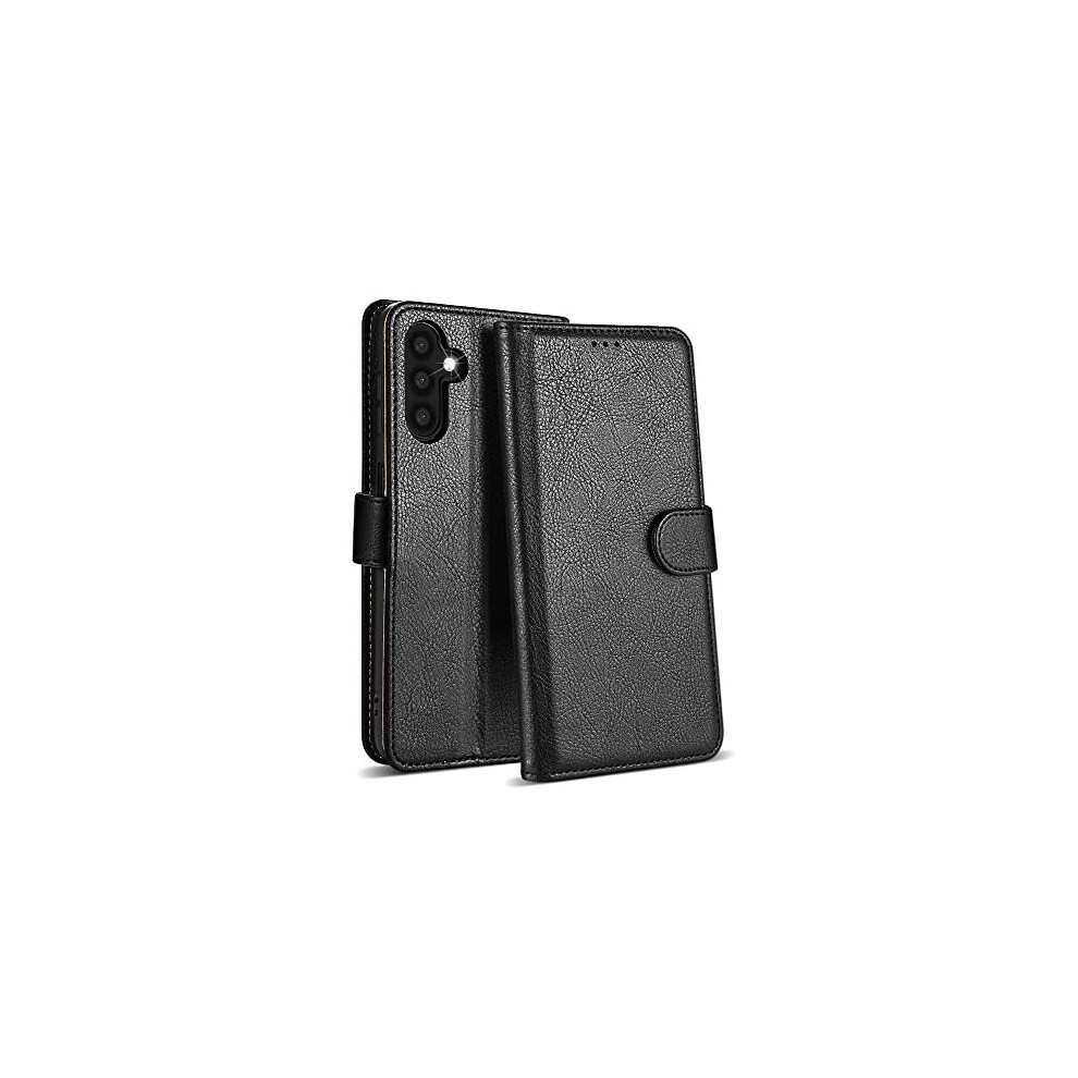 Case Collection for Samsung Galaxy A34 5G Phone Case - Premium Leather Folio Flip Cover | RFID-Technology | Kickstand | Money and Card Holder Wallet |