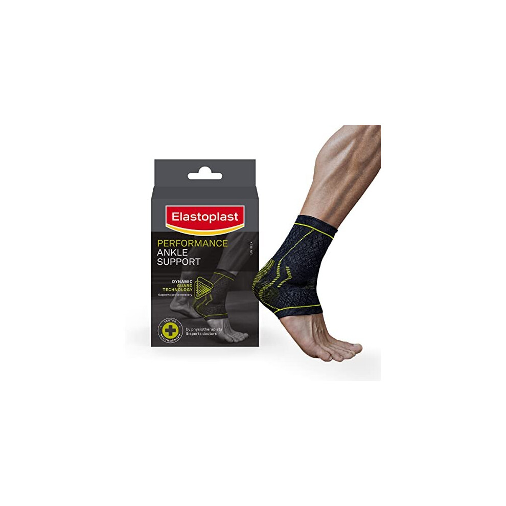 Advanced Performance Ankle Support, Ankle Brace With Dynamic Guard Technology Protects Weak/Injured Ankles, Ankle Compression Size S/M, Fits Left Or