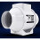 4 inch Inline Bathroom Extractor Fan Kit Silent Timed Universal Loft Ventilation System for 100 mm Flexible Duct Shower Circular Ceiling Diffuser 4