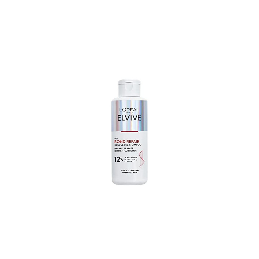 Paris Elvive Bond Repair Pre-Shampoo Treatment, for Damaged Hair, for Deep Repair, Intensive Bond Building Hair Treatment, 200ml