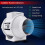 4 inch Inline Bathroom Extractor Fan Kit Silent Timed Universal Loft Ventilation System for 100 mm Flexible Duct Shower Circular Ceiling Diffuser 5