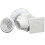 4 inch Inline Bathroom Extractor Fan Kit Silent Timed Universal Loft Ventilation System for 100 mm Flexible Duct Shower Circular Ceiling Diffuser 1