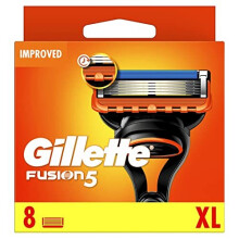 Fusion5 Men's Razor Blade Refills, 8 Count, Engineered With Antifriction Blades For Up To 20 Shaves Per Blade Refill