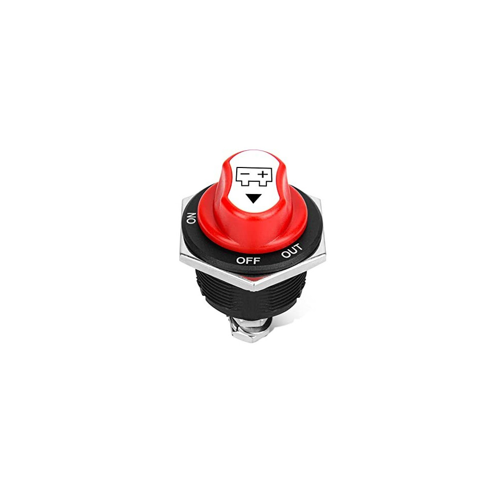 Battery Disconnect Switch Isolator 12V-32V On-Off-Out Battery Power Cut Off Kill Switch 200A Cont 300A Int Waterproof For Marine Boat Truck Rv Car 740379453211