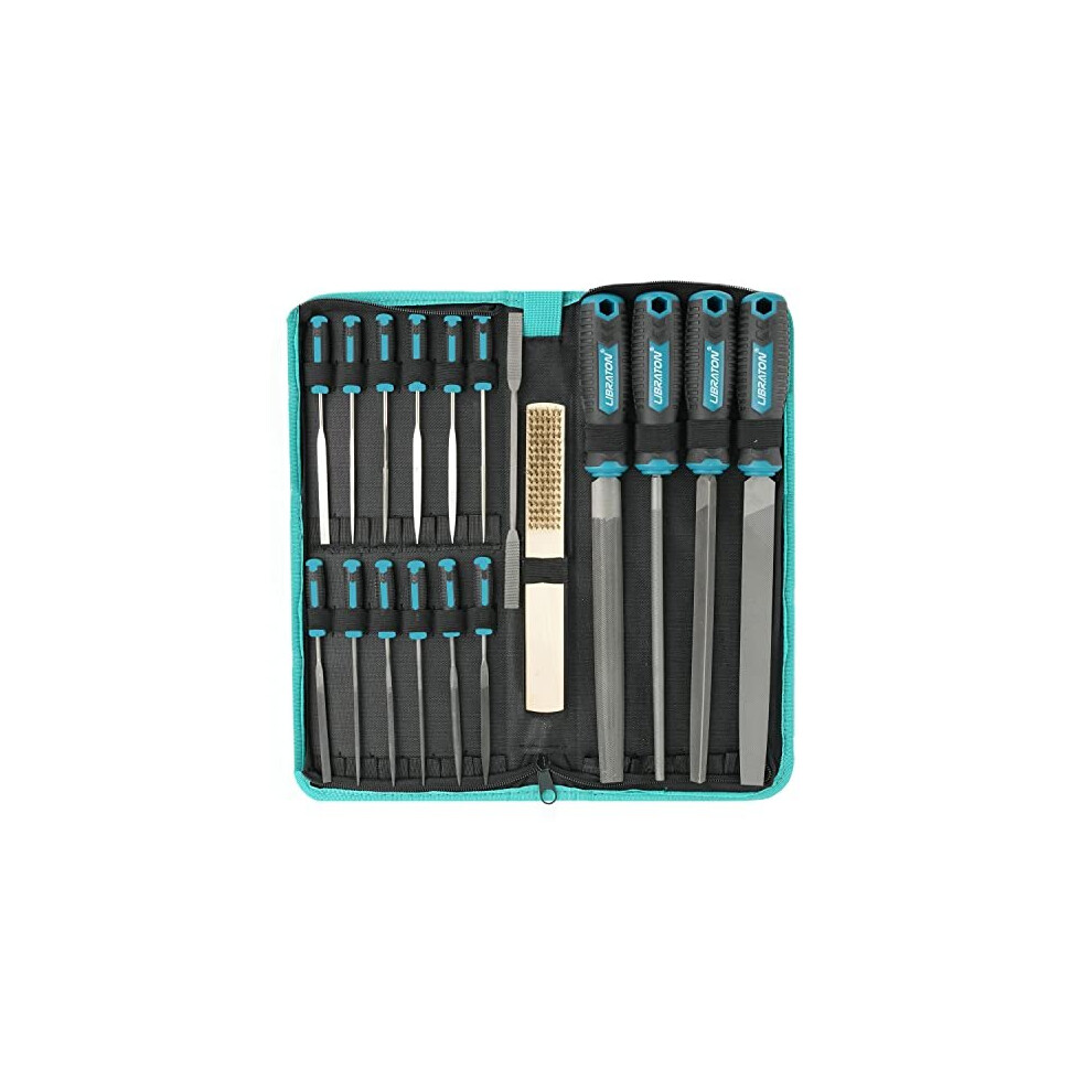 Metal File Set, Metal Files 31Pcs, Metal Files For Steel, 12 Needle Files With Case, Riffler File, 12 Sandpapers, Steel Brush, File Sets For Wood And 630808009440