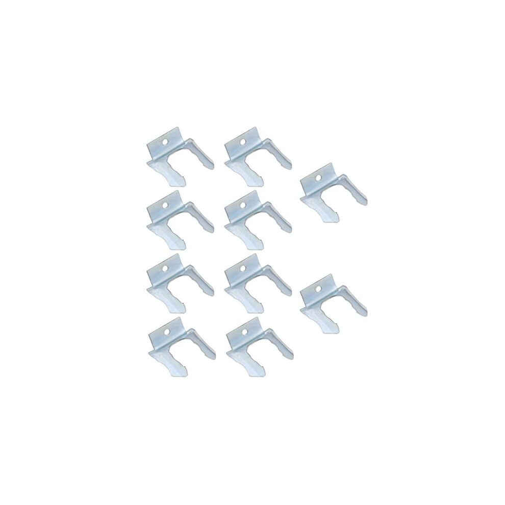 10Pcs Car Brake Hose Clips 1566993 994922 Manganese Steel Brake Line Retainer Replacement U-Shaped Brake Hose Bracket Brake Hose Retaining Clamp 4894831020667
