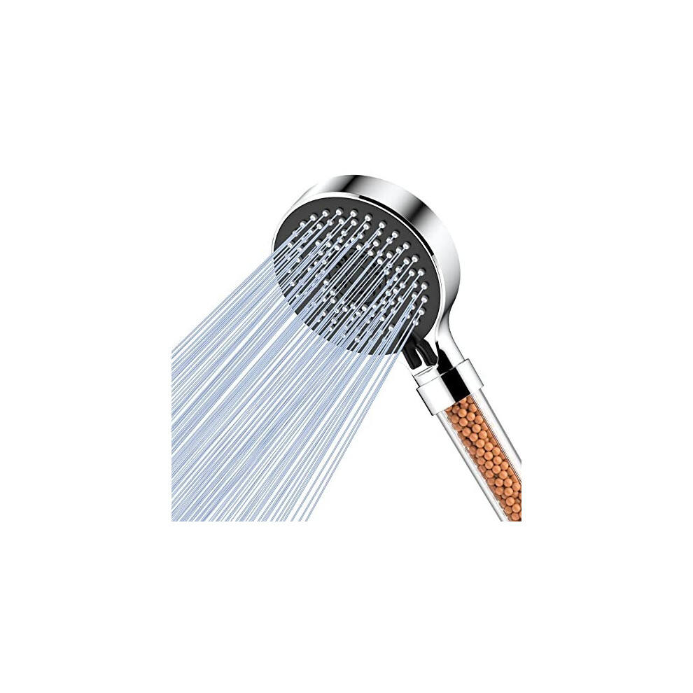 Shower Head, Magichome 5 Modes Filter Shower Head High Pressure, Universal Hard Water Softener Shower Head with Extra Replaceable Accessories