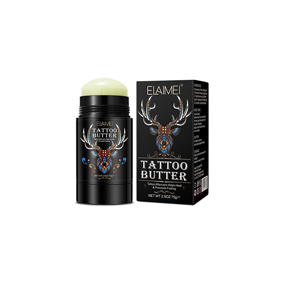 Dabiusy Cream Tattoo Tattoo Balm 75G, Tattoo Aftercare Brighten & Moisturizing, Tattoo Butter For New Tattoo Healing Tattoo Care & Old Tattoo