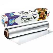 30m Extra Long Aluminum Foil Roll, Large Pack Heavy Duty Foil Roll 30cm x 30cm