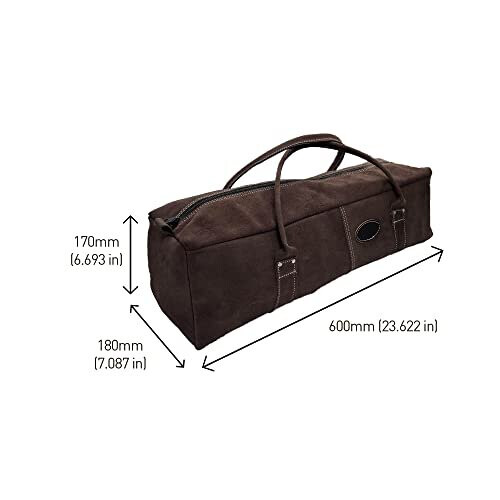 Rolson 68282 600mm Leather Contractor Tool Bag 1