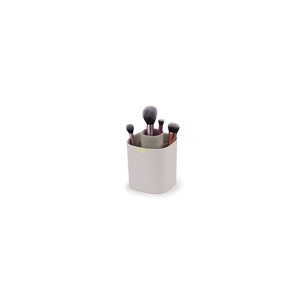Viva - Tiered Makeup Brush Pot Organiser with dividers for brushes, eyeliners, lip pencils, mascara storage