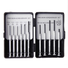 fiXte 11Pcs Mini Screwdriver Set, Precision Screwdrivers with Mini Pocket Size Carrying Case, Perfect for Glasses, Watches, Remotes and Computers