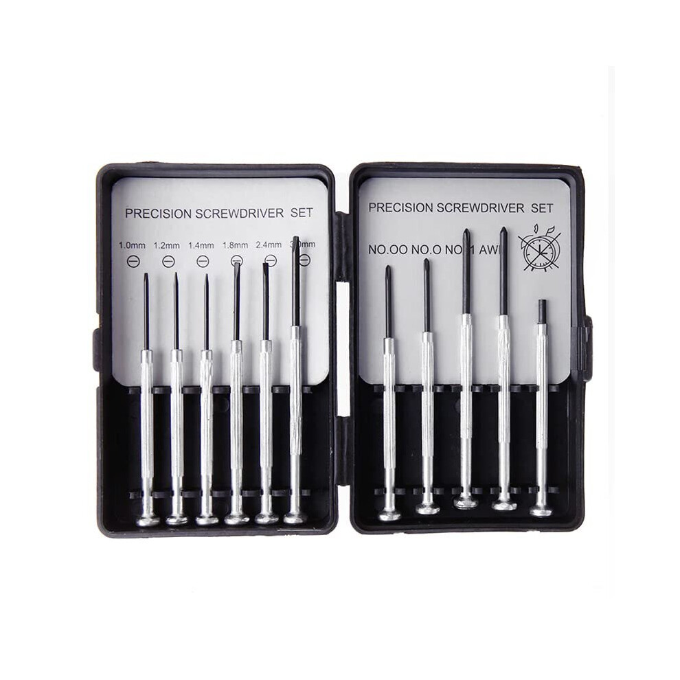 Fixte 11Pcs Mini Screwdriver Set, Precision Screwdrivers With Mini Pocket Size Carrying Case, Perfect For Glasses, Watches, Remotes And Computers 5060609686253