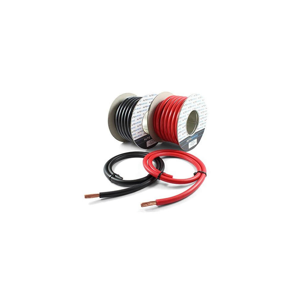 Automotive Hi-Flex 240 Amp 35Mmâ² 2 Awg Battery/Starter/Inverter/Welding Pvc Cable Wire (, 2 Metre) Black 5060396356520