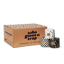 – Premium Bamboo Toilet Paper | Box of 24 Rolls (3-Ply, 370 Sheets) | Soft, Strong, Sustainable, Biodegradable, Plastic-Free