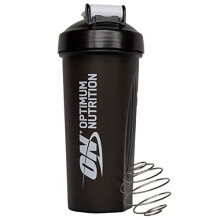 ON Shaker with Stainless Steel Mixing Ball, BPA- and DEHP-free, Dishwasher Safe, Black, 600 ml