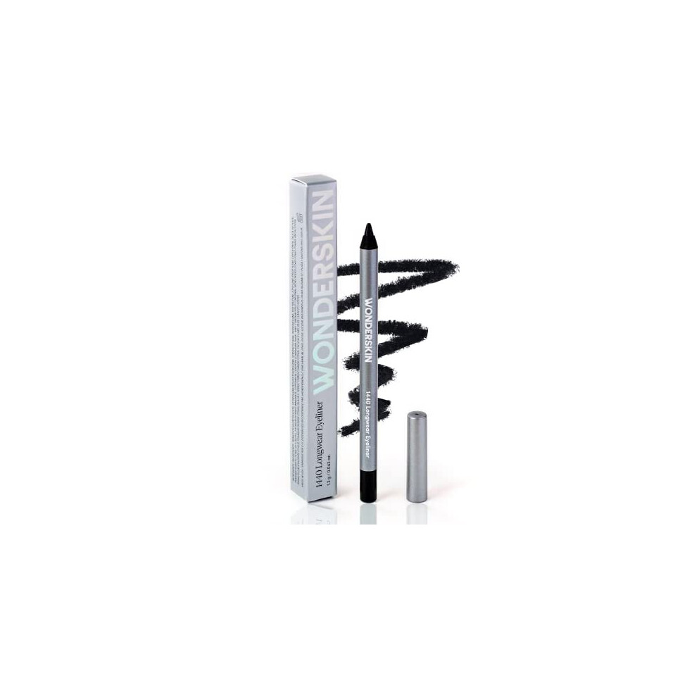 Wonderskin Eyeliner Pencil 1440 Longwear Eyeliner Waterproof & Smudge Proof | Waterproof deep black eyeliner, smudge-proof formula glides on smoothly for precise, long-lasting definition. - Image 3