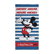 Official Disney Mickey Mouse Towel | Super Soft Feel, Trendsetter Design | Perfect The Home, Bath, Beach & Swimming Pool | One Size 140cm x 70cm