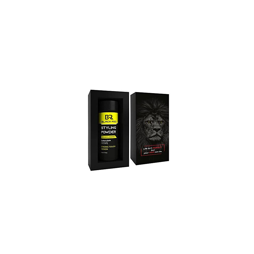 Black Red Black/Red Texturising Hair Styling Powder, 20 Gr: Get Invisible Texture And Volume For A Natural, Strong Touch With Our Special Formula For Men And