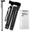 Walking Stick, Easy Adjustable Height Folding Extendable Walking Cane, Lightweight Flexible and Durable Walking Aid Mobility Aid Collapsible Walking 1