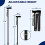 Walking Stick, Easy Adjustable Height Folding Extendable Walking Cane, Lightweight Flexible and Durable Walking Aid Mobility Aid Collapsible Walking 6