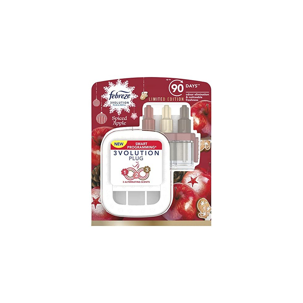 3Volution - Air Freshener - Spiced Apple - Plug & Refill - Starter Kit - Limited Edition