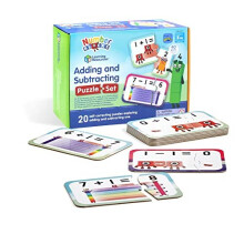 Numberblocks Adding and Subtracting Puzzle Set, Numberblocks Jigsaw Puzzle, Maths Jigsaw Puzzle, 20 Educational Puzzles in a Box, 2-Piece Puzzles,